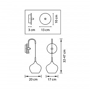 Настенное бра Lightstar Pentola 803548