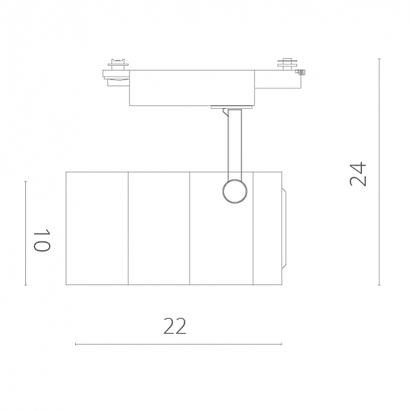 Трековые светильники Arte Lamp Cinto A2712PL-1WH