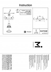 Встраиваемый светильник Maytoni Metal DL292-2-3W-W
