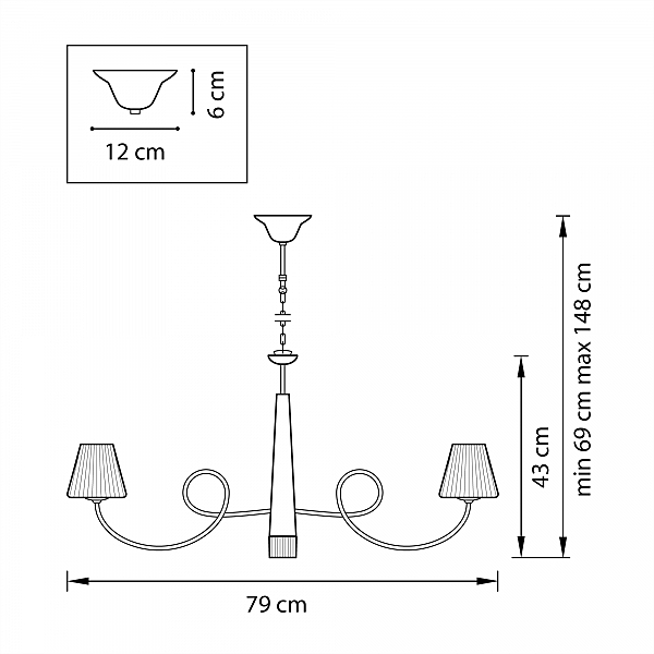 Подвесная люстра Lightstar Vortico 814293