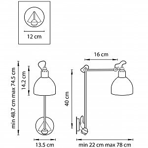 Настенное бра Lightstar Loft 865616