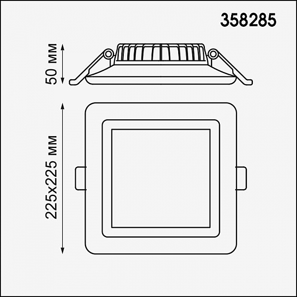 Встраиваемый светильник Novotech Joia 358285