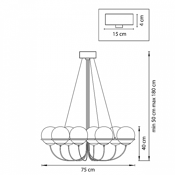 Подвесная люстра Lightstar Globo 803287