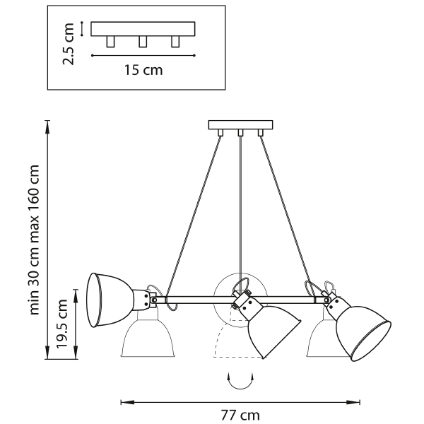 Подвесная люстра Lightstar Acrobata 761160