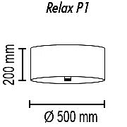 Светильник потолочный TopDecor Relax Relax P1 10 02g