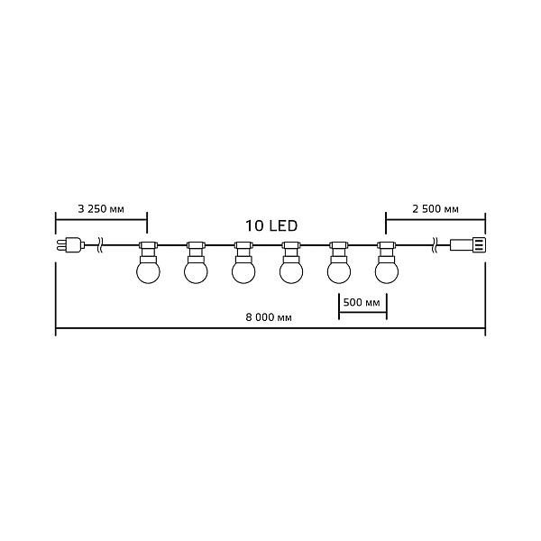 Гирлянда Gauss HL HL065