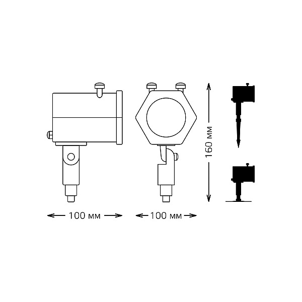Проектор светодиодный Gauss HL HL090