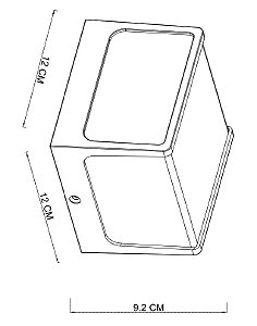 Уличный настенный светильник Arte Lamp Lancia A6418AL-1BK