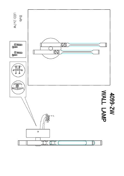 Настенный светильник Favourite Wand 4099-2W