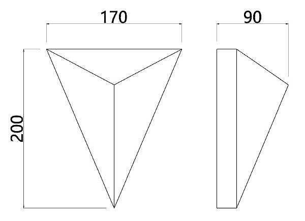 Настенный светильник Arte Lamp Trapeze A2033AP-1BK