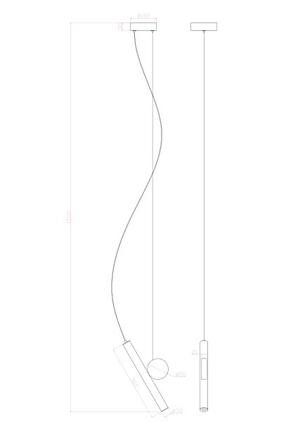 Светильник подвесной Arte Lamp Beemim A2090SP-1BK