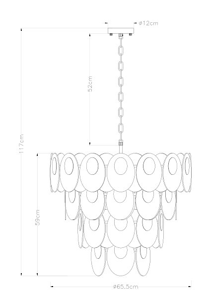 Подвесная люстра Arte Lamp Rosabella A4067LM-11CC