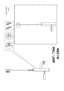 Настенный светильник Favourite Spiner 4063-1W