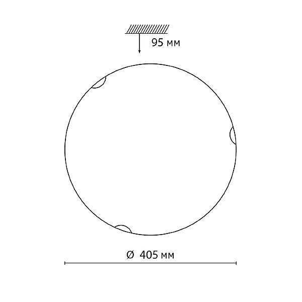 Настенно потолочный светильник Sonex Ammonite 7602/DL