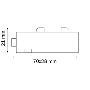 Соединитель трековый однофазный Lightstar Teta 505106