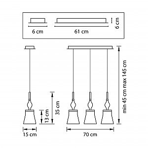 Светильник подвесной Lightstar Escica 806030