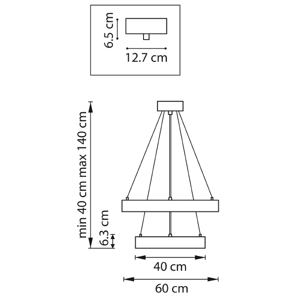 Подвесная люстра Lightstar Saturno 748113