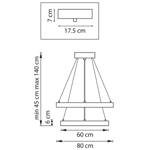 Подвесная люстра Lightstar Saturno 748123