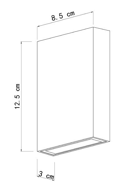 Уличный настенный светильник Arte Lamp Algol A2750AL-2BK