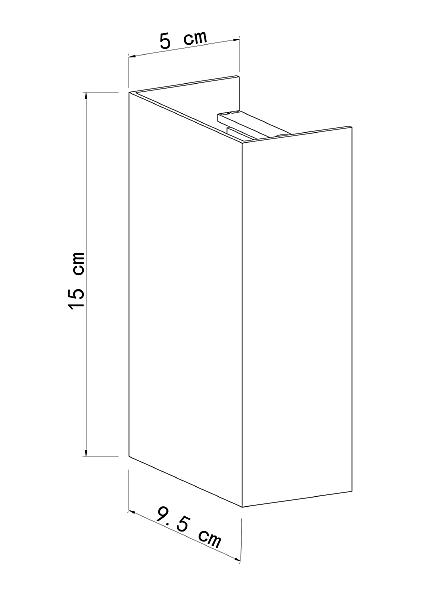 Уличный настенный светильник Arte Lamp Algol A5640AL-2BK