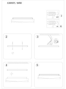 Светильник потолочный Arte Lamp Zibal A3087PL-96WH