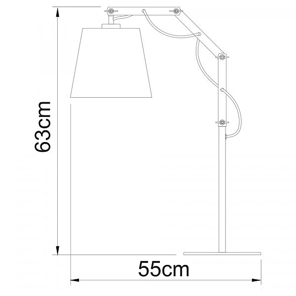 Настольная лампа Arte Lamp PINOCCIO A5700LT-1WH