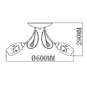 Потолочная люстра MW Light Фиеста 267013505