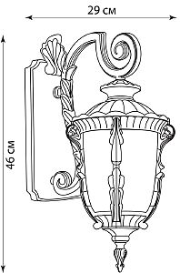 Уличный настенный светильник Feron 11496