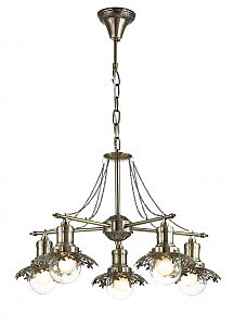 Люстра подвесная с цветочками Adelarda 3468/5 Lumion