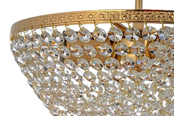 Потолочная хрустальная люстра Arti Lampadari Stella Stella E 1.3.30.505 G