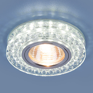 Встраиваемый светильник Elektrostandard 8381 8381 MR16 CL/SL прозрачный/серебро