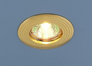 Встраиваемый светильник Elektrostandard 601 601 MR16 GD золото
