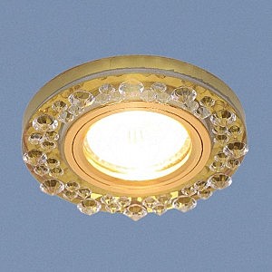 Встраиваемый светильник Elektrostandard 8260 8260 MR16 YL/GD зеркальный/золото