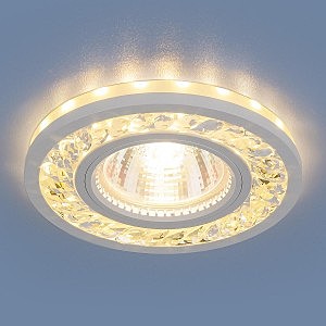 Встраиваемый светильник Elektrostandard 8355 8355 MR16 CL/WH прозрачный/белый