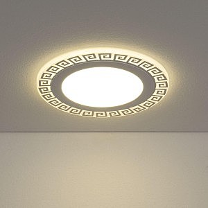 Встраиваемый светильник с узорами DSS002 DSS002 18W 4200K Elektrostandart
