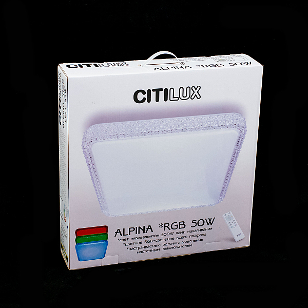 Потолочный светодиодный светильник Citilux Сльпина CL718K50RG