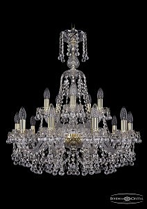 Подвесная хрустальная люстра 1409 Bohemia 1409/10+5/240/XL-77 G