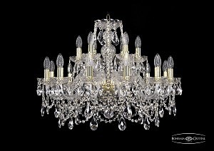 Подвесная хрустальная люстра 1411 Bohemia 1411/12+6/240 G