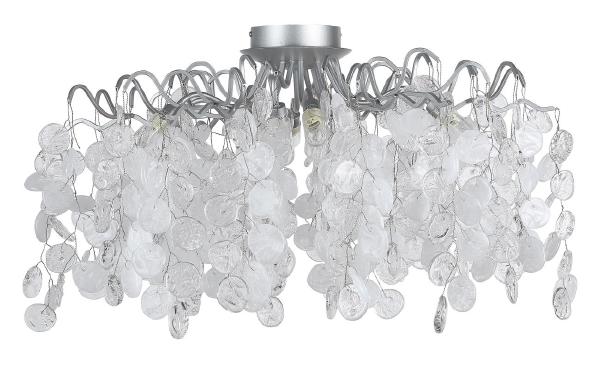 Потолочная люстра Crystal Lux Tenerife TENERIFE PL8 SILVER