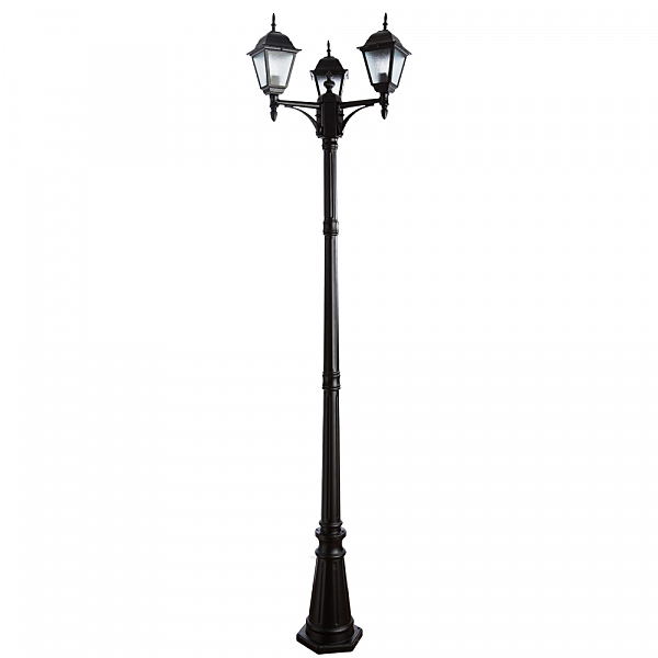 Столб фонарный уличный Arte Lamp BREMEN A1017PA-3BK
