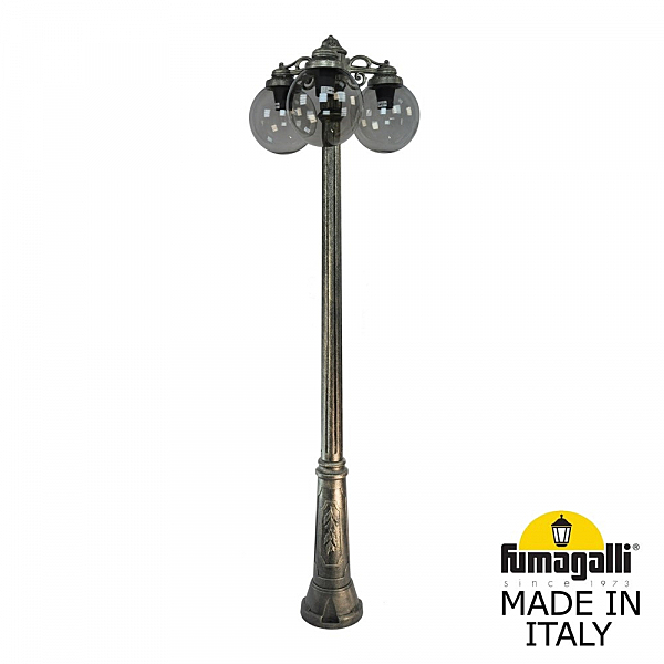 Столб фонарный уличный Fumagalli Globe 250 G25.157.S30.BZE27DN