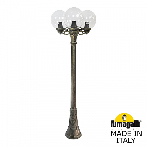 Столб фонарный уличный Fumagalli Globe 250 G25.158.S30.BXE27