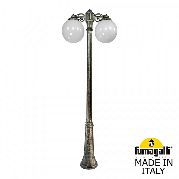 Столб фонарный уличный Fumagalli Globe 300 G30.157.S20.BYE27DN