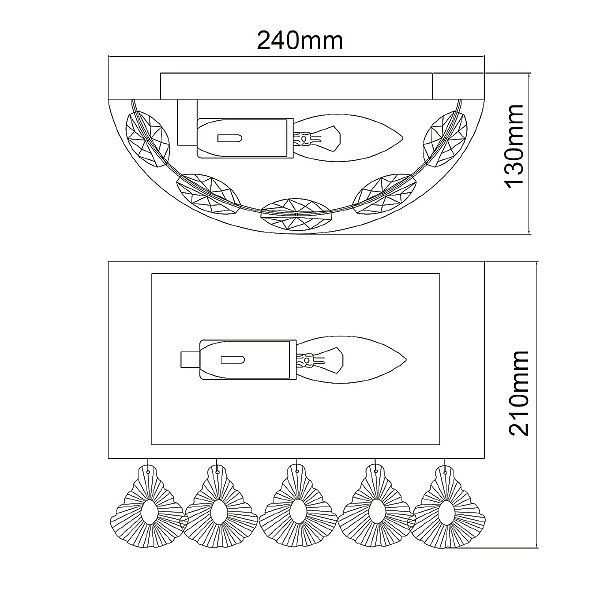 Настенное бра MW Light Жаклин 465026601