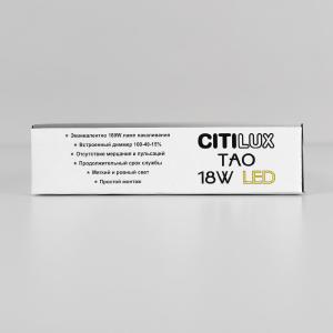 Потолочный светодиодный светильник Citilux Тао CL712180N