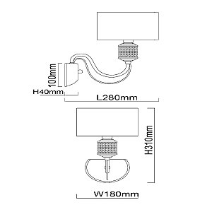 Настенное бра MW Light Онтарио 692021401