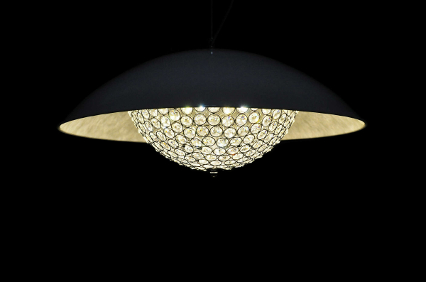 Подвесная люстра Lumina Deco Mezzaluna LDP 1578-9B BK