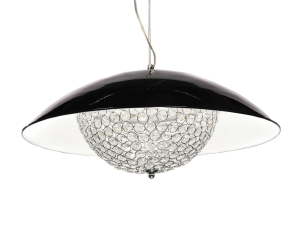 Подвесная люстра Lumina Deco Mezzaluna LDP 1578-9B BK