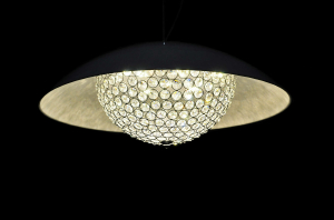 Подвесная люстра Lumina Deco Mezzaluna LDP 1578-9B BK
