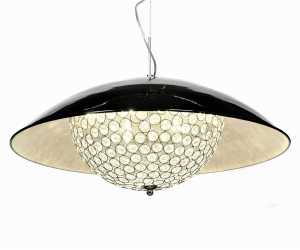 Подвесная люстра Lumina Deco Mezzaluna LDP 1578-9B BK